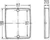 HELLA 8RA 003 660-007 Rear Reflector